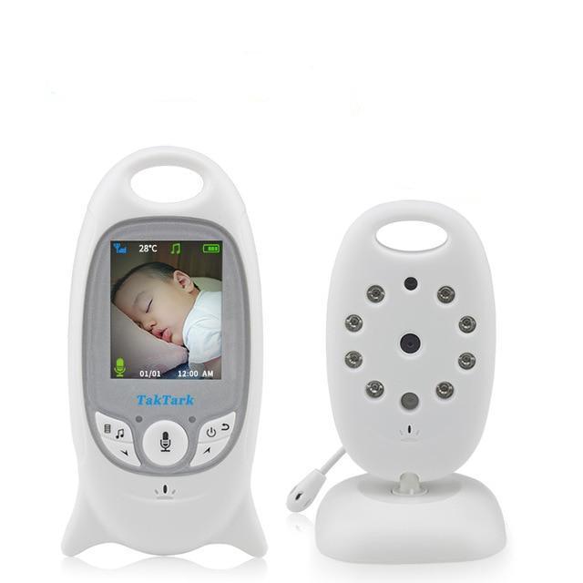 Wireless Baby Monitor Digital Camera Video Monitor for Kids with 2.4 inch LCD Screen 50m Indoor Transmission Supports Two-Way Talk Room Temperature