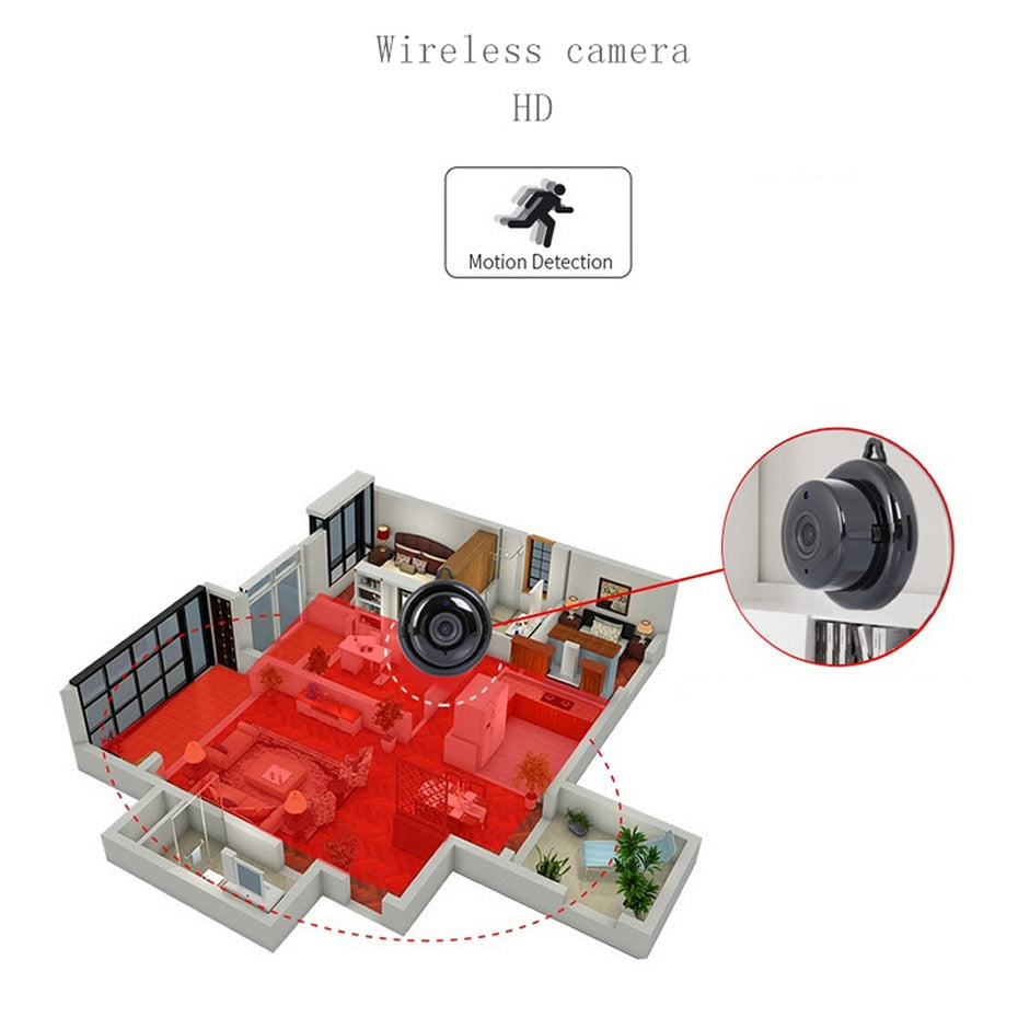 Wifi Mini Camera APP IWF Cam Remote Monitor Home Security 960P IP