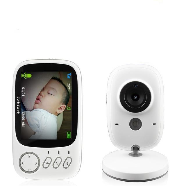 3.2" Wireless Video Baby Monitor Temperature Monitoring - SpyTechStop